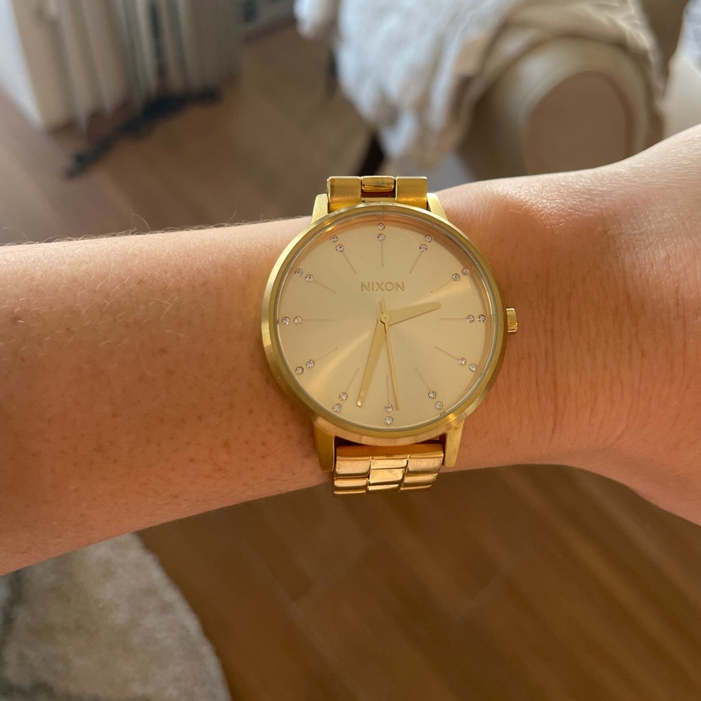 Nixon “The Kensington” Gold Watch